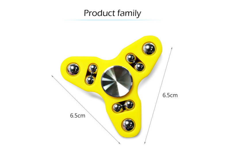 Triangle Gyro Style Stress Reliever Pressure Reducing Toy for Office Worker