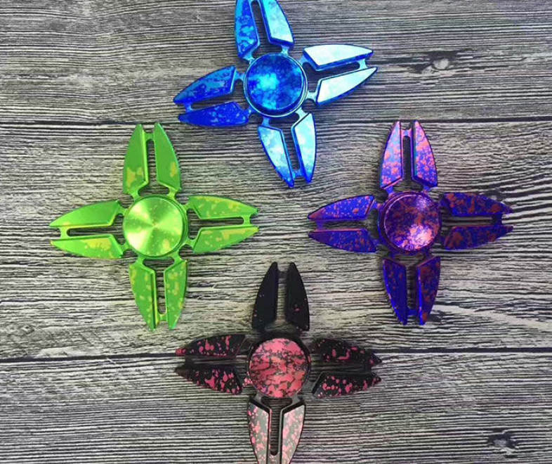 Four Leaves Dart Shape Focus Toy Fidget Spinner