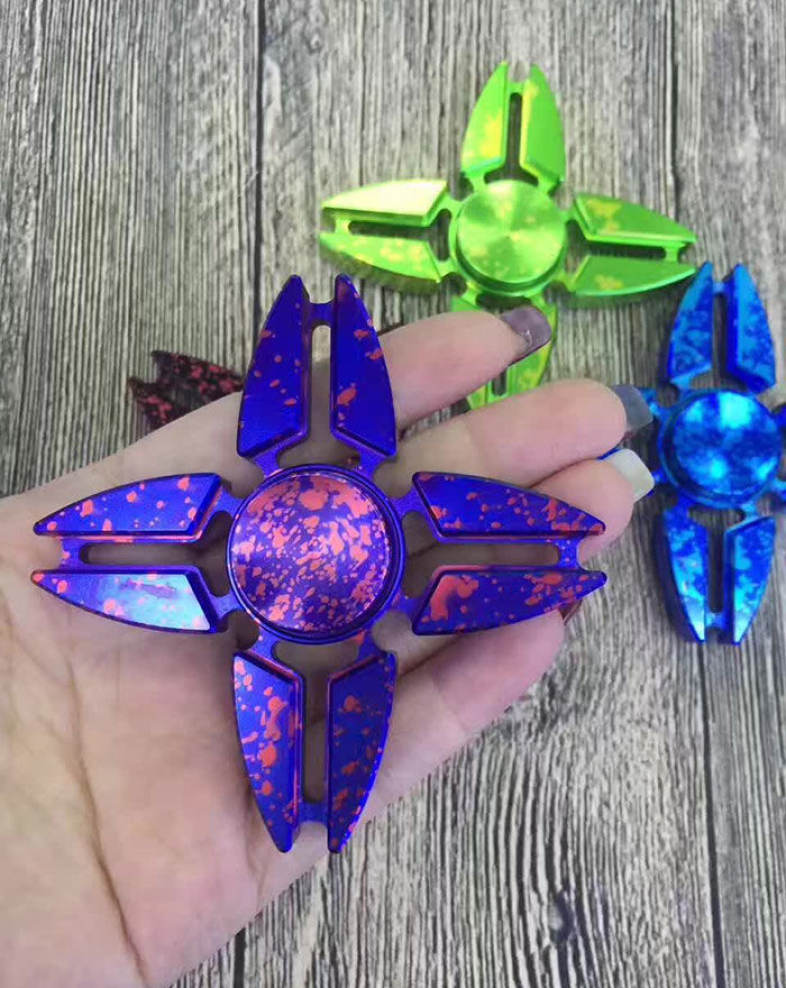Four Leaves Dart Shape Focus Toy Fidget Spinner