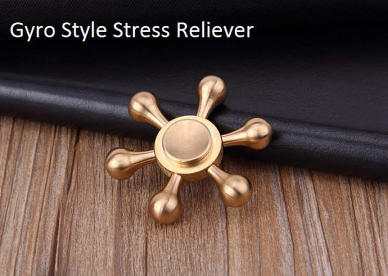 Stress Relief Toy Metal Rudder Fidget Spinner
