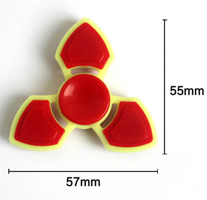 Three Leaf Finger Gyro Stress Relief Toy Fidget Spinner