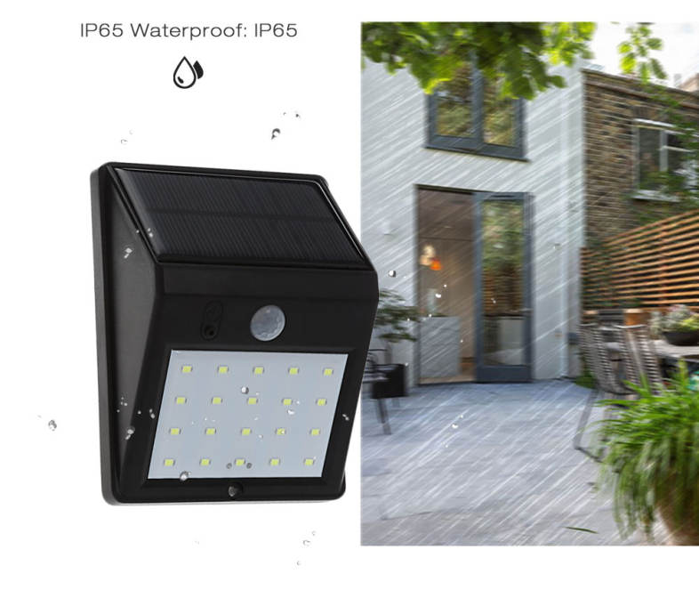 Outdoor Waterproof Solar Human Body Induction Light