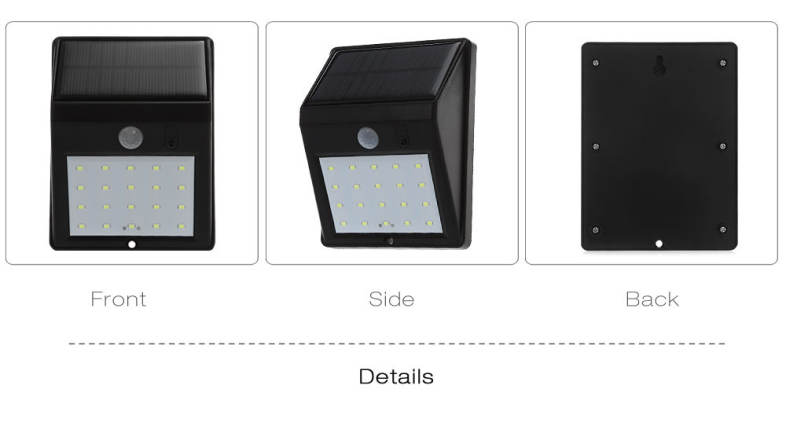 Outdoor Waterproof Solar Human Body Induction Light