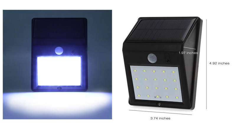 Outdoor Waterproof Solar Human Body Induction Light