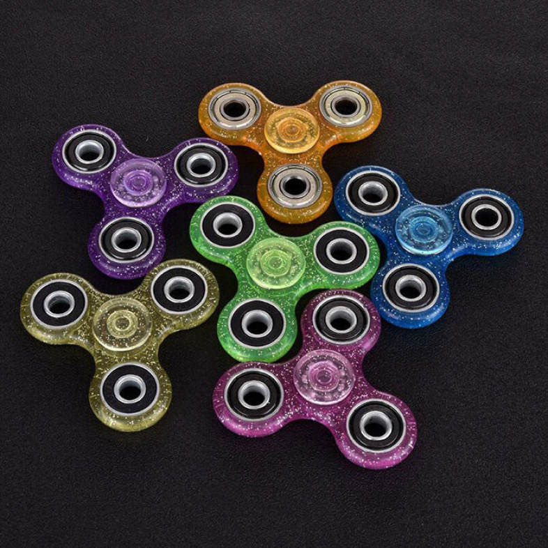 EDC Focus Toy Finger Gyro Stress Relief Plastic Fidget Spinner