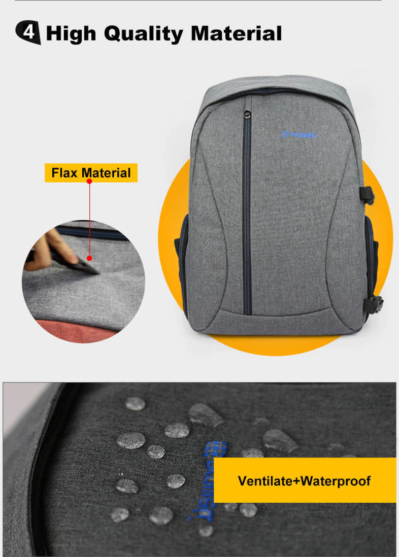PROWELL DC21439 DSLR Camera Photography Backpack