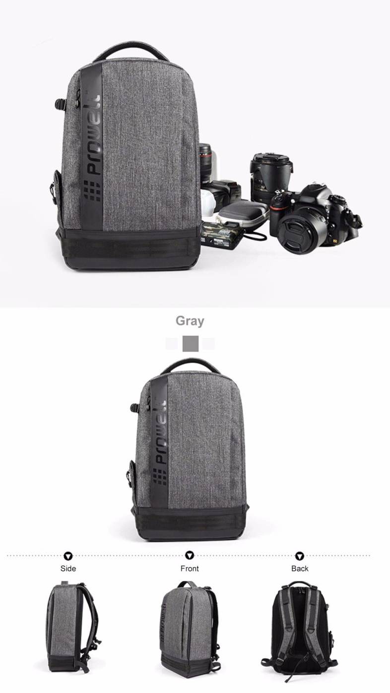 PROWELL DC22095 DSLR Camera Photography Backpack