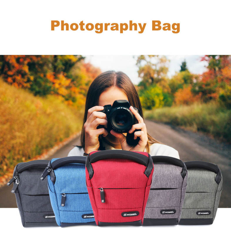 PROWELL DC22009B DSLR Camera Photography Handbag Shoulder Bag