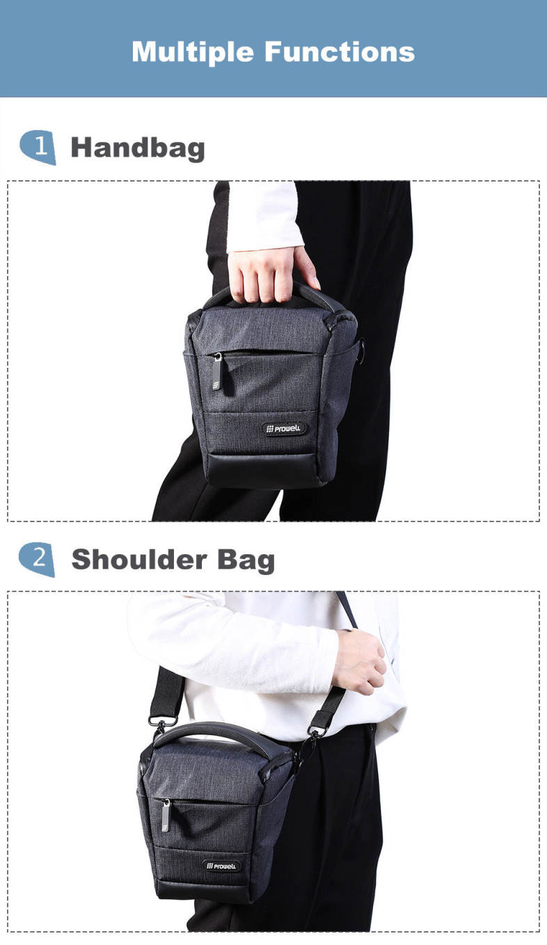 PROWELL DC22009B DSLR Camera Photography Handbag Shoulder Bag