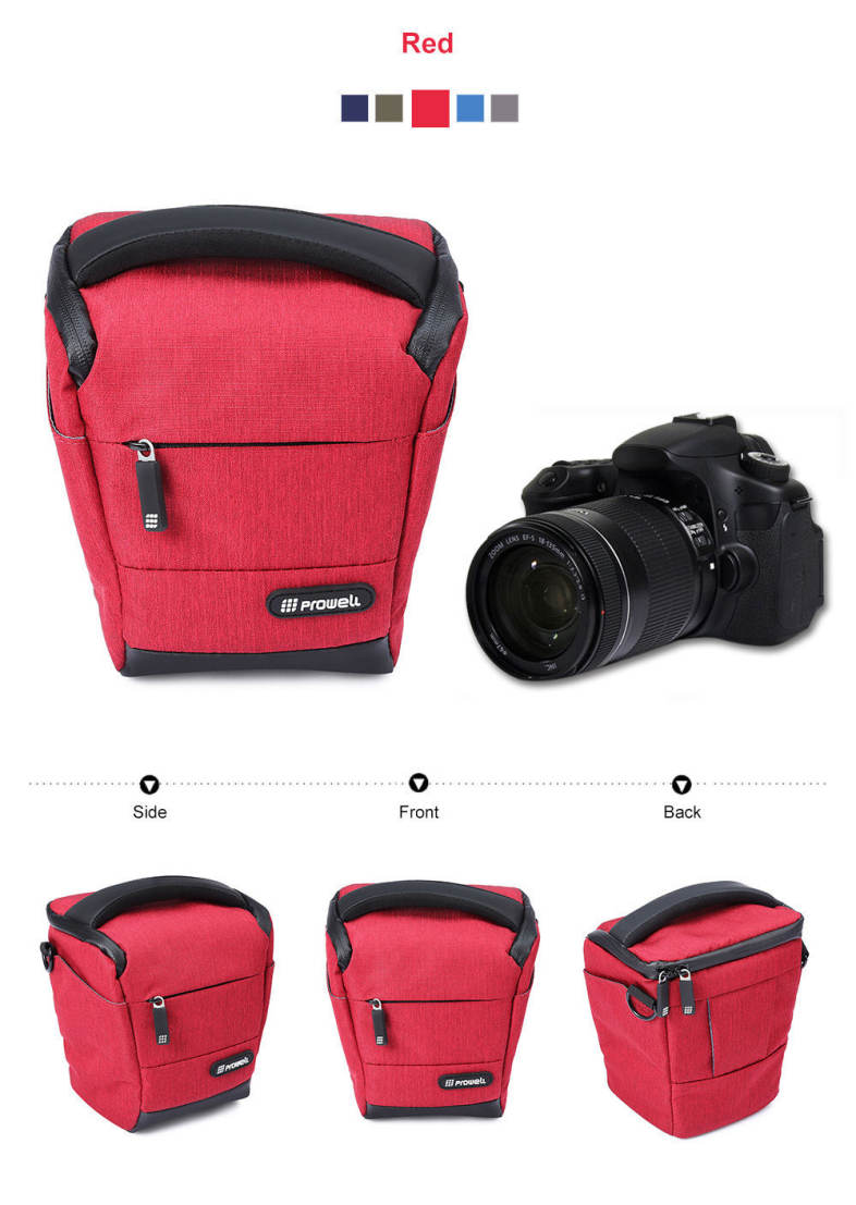 PROWELL DC22009B DSLR Camera Photography Handbag Shoulder Bag