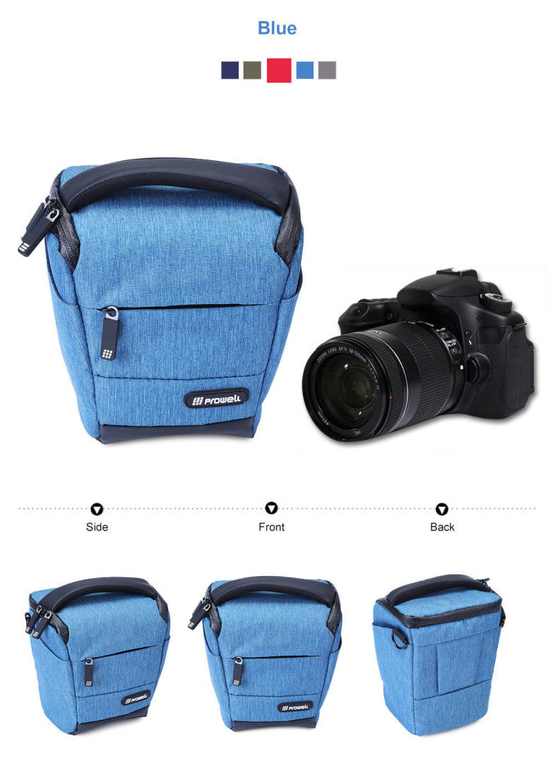 PROWELL DC22009B DSLR Camera Photography Handbag Shoulder Bag