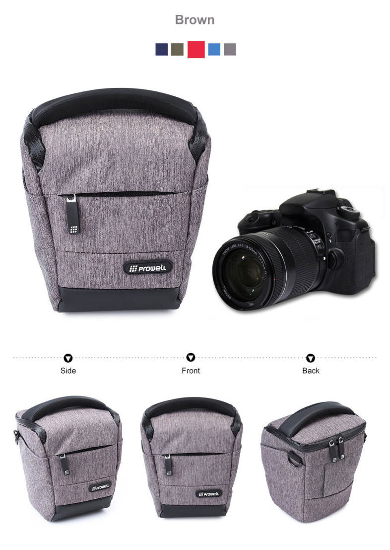PROWELL DC22009B DSLR Camera Photography Handbag Shoulder Bag