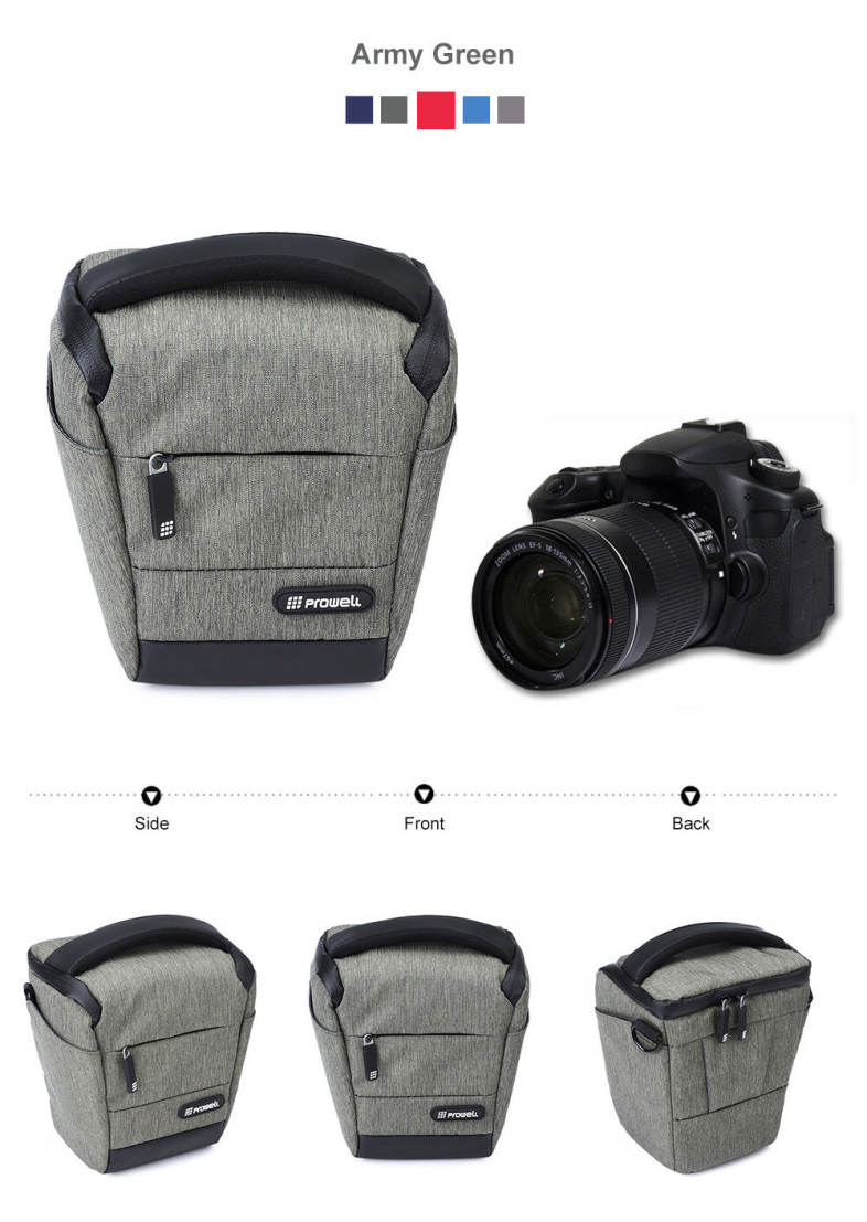 PROWELL DC22009B DSLR Camera Photography Handbag Shoulder Bag