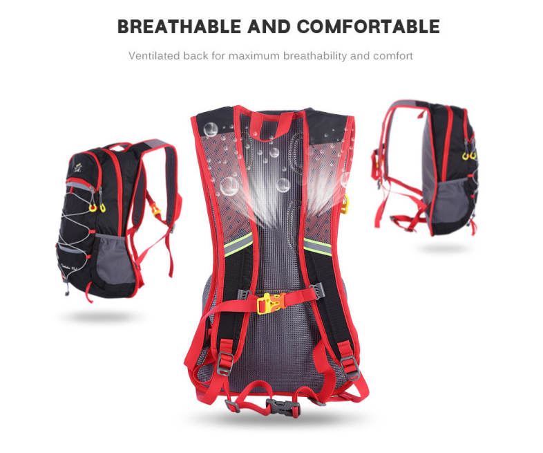 Tanluhu Outdoor 25L Adult Water Resistant Cycling Backpack Hydration Pack for Climbing Running Hiking