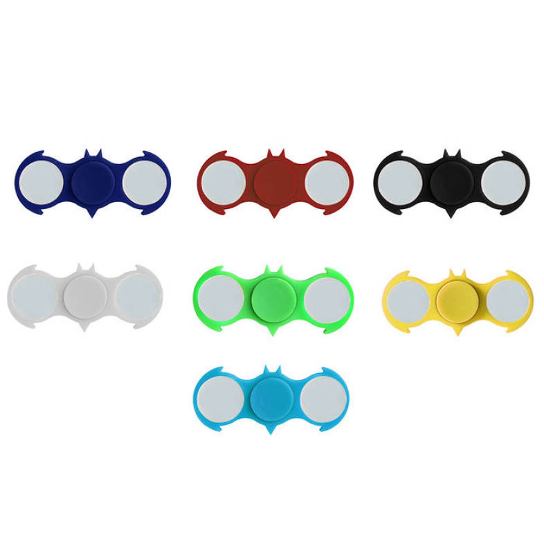 Fiddle Toy Colorful Flashing LED Lights Bat Fidget Spinner