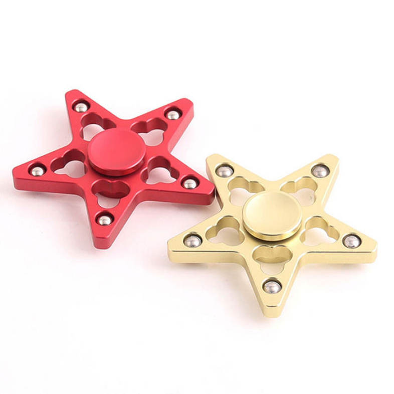 Stress Reducer Star Shaped EDC Fidget Spinner Finger Gyro