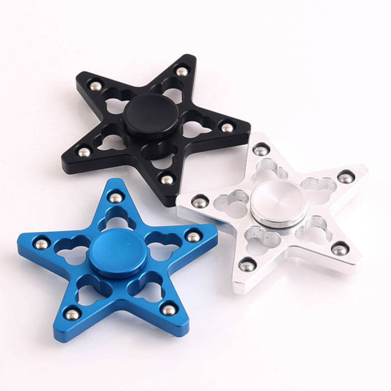 Stress Reducer Star Shaped EDC Fidget Spinner Finger Gyro