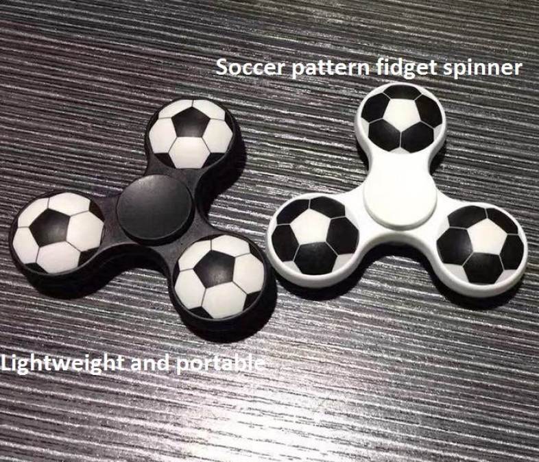 Fiddle Toy Soccer Pattern Finger Gyro Fidget Spinner