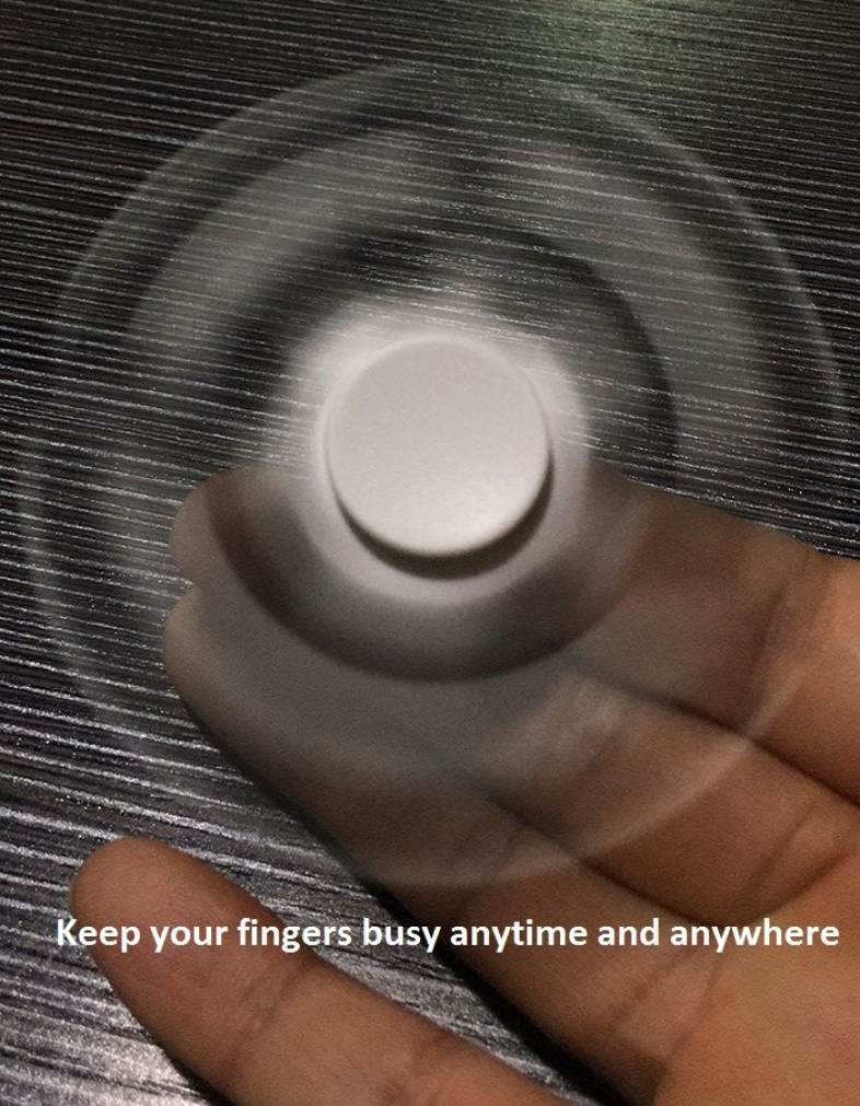 Fiddle Toy Soccer Pattern Finger Gyro Fidget Spinner