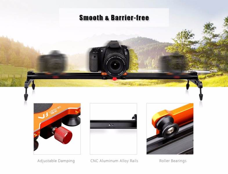 WEIHE WH527 60cm Video Camera Slider Rail Dolly Track Camcorder