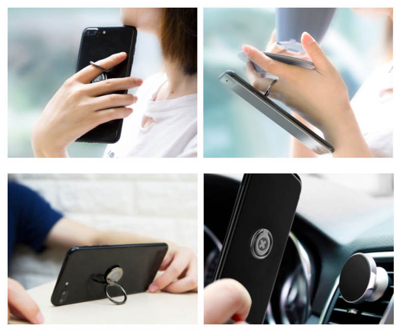 Baseus Symbol Ring Phone Stand Finger Grip Holder Car Mount Buckle Bracket