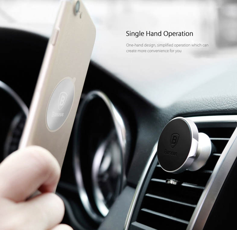 Baseus Small Ears Series Magnetic Suction Bracket Phone Holder ( Air Outlet Type )