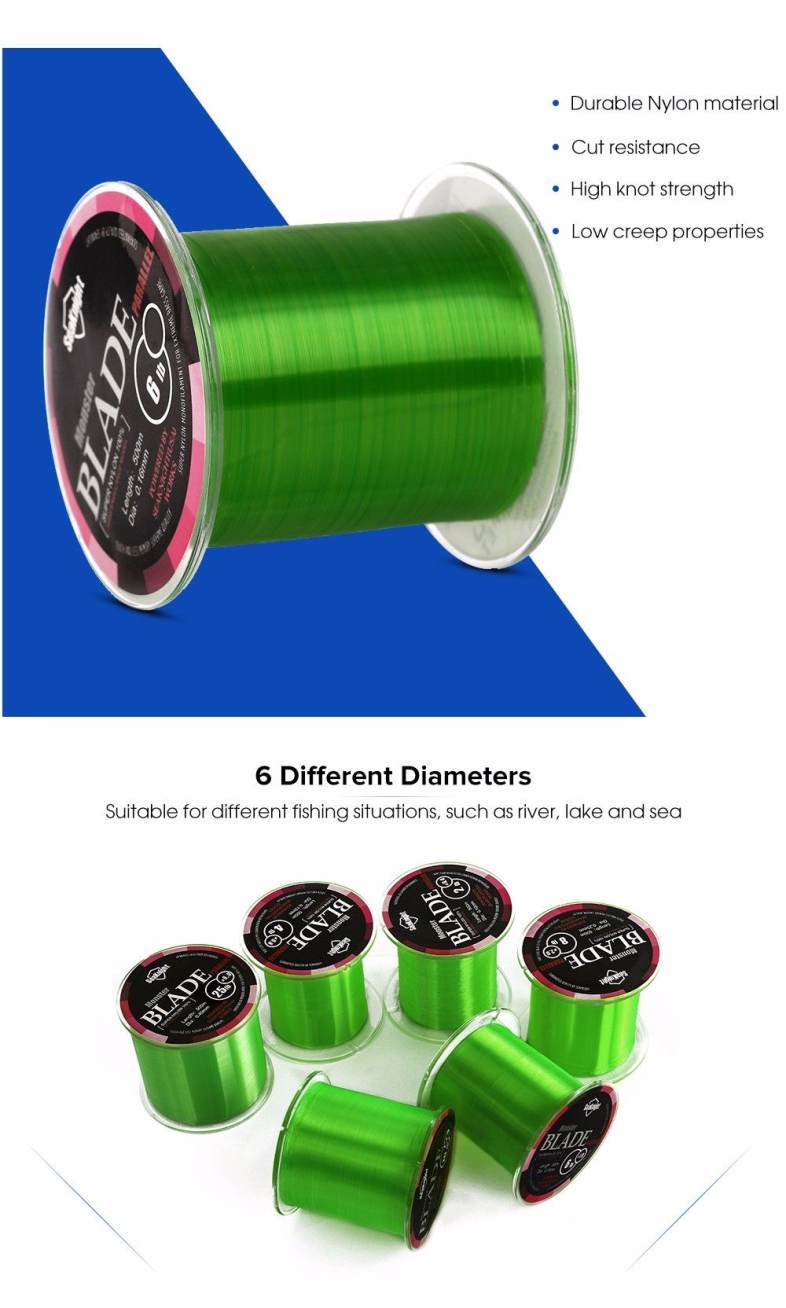 Seaknight 500M Nylon Fishing Line 2 - 25 LB Angling Accessories
