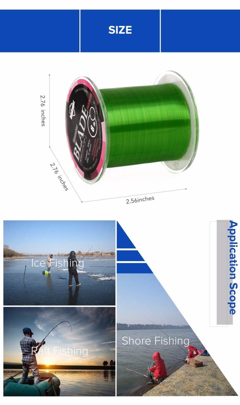 Seaknight 500M Nylon Fishing Line 2 - 25 LB Angling Accessories