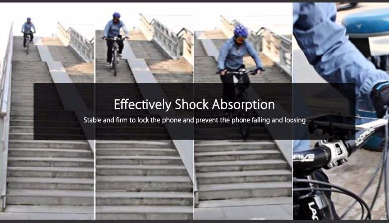 GUB G - 83 Bicycle Handlebar Bike Phone 3.5 - 6.2 inch Mount Cycling Holder Stand for Smart Mobile Cellphone