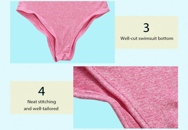 Sexy Spaghetti Strap Hollow Out Backless Swimsuit for Women