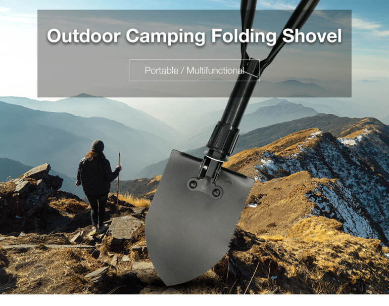 Multifunctional Outdoor Folding Shovel Camping Survival Tool