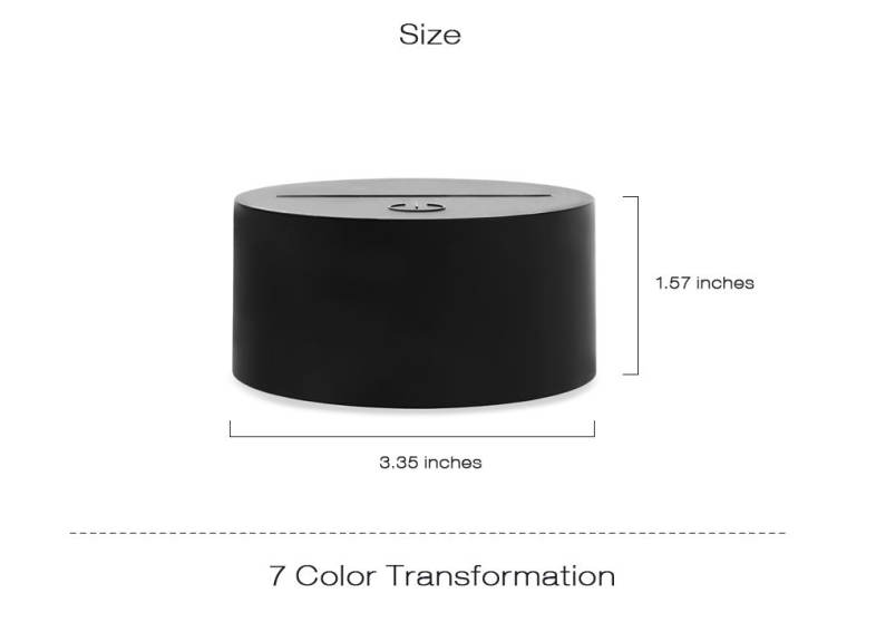 3D Headset Model LED Table Lamp