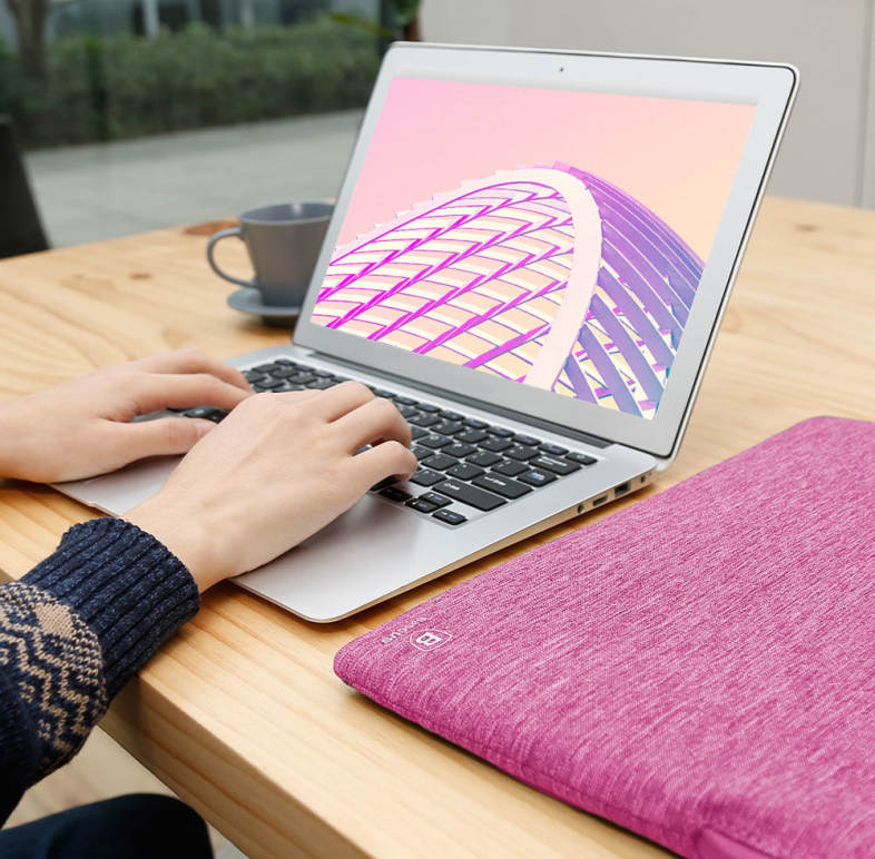 Baseus Laptop Sleeve Cover Case Bag Soft Protective Tablet Pouch for New MacBook Pro 15 inch