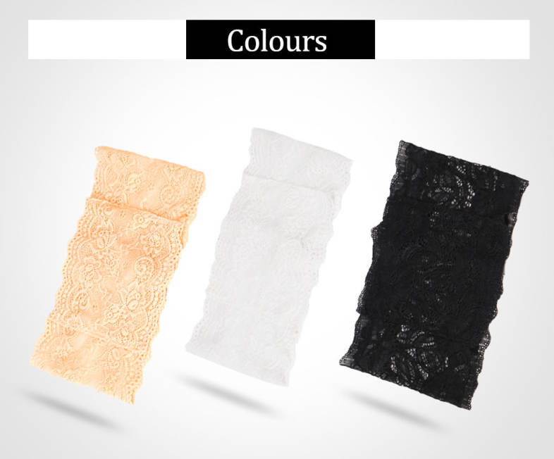 Elastic Lace Hollow Out Ultrathin Anti-slip Socks Cuffs