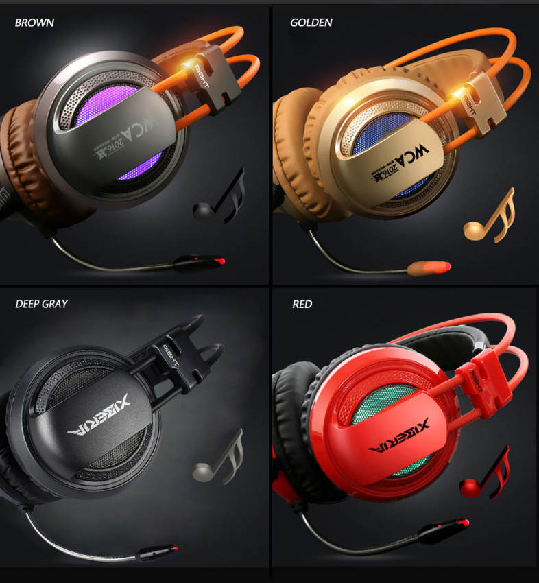 XIBERIA V10 Over-ear Gaming Headset with Vibration Function