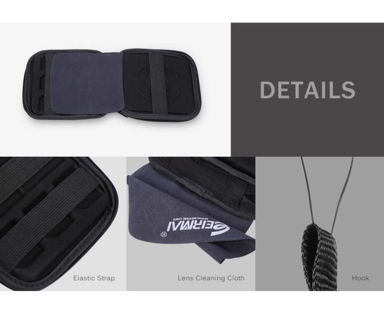 EIRMAI A2020 Compact Filter Pouch UV CPL FLD Lens Wallet Case Accessory for Camera