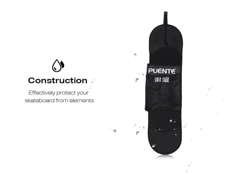 PUENTE Outdoor Water Resistant High-fiber Polyester Skateboard Scooter Carrying Bag Case