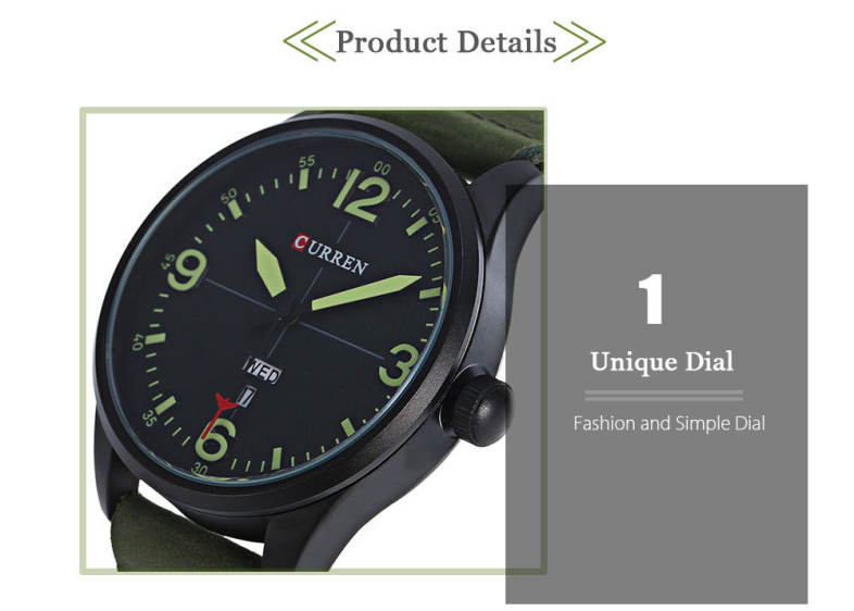 CURREN 8265 Japan Movement Male Quartz Watch