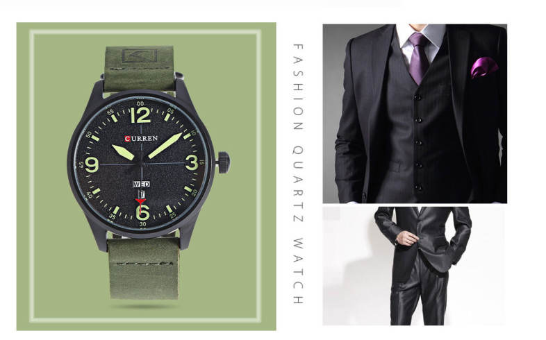 CURREN 8265 Japan Movement Male Quartz Watch