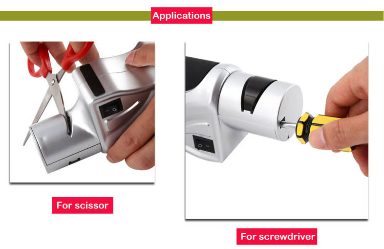 DMD Electric Three-stage Diamond Knife Sharpener Multifunctional Fast Grindstone