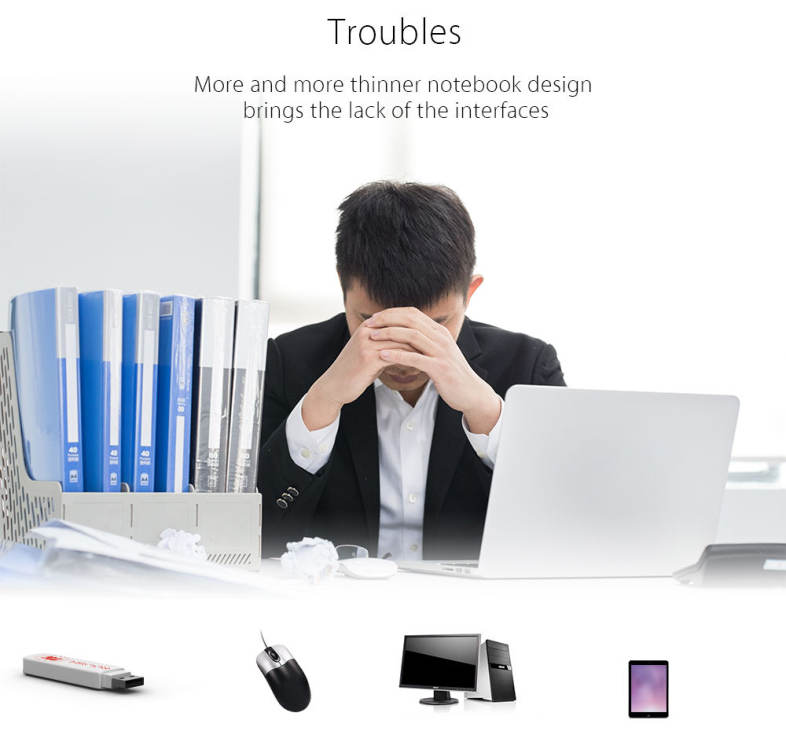 Baseus Enjoyment Series Type-C Output RJ45   USB 3.0 Interface Hub Digital Multiport Adapter