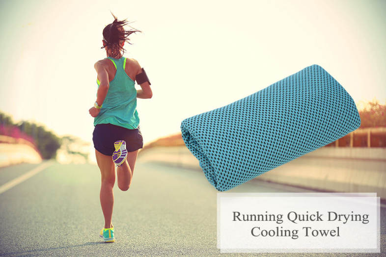 Bluefield Outdoor Sport Traveling Sweat Absorbent Quick Drying Cooling Towel