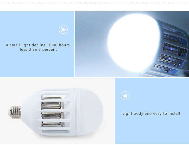 LED 85 - 265V Household Electric Mini Mosquito Killing Lamp Bulb