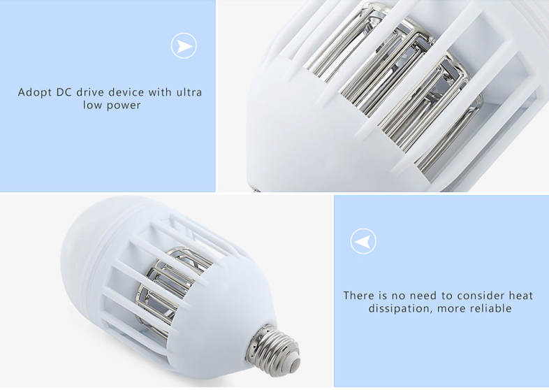 LED 85 - 265V Household Electric Mini Mosquito Killing Lamp Bulb