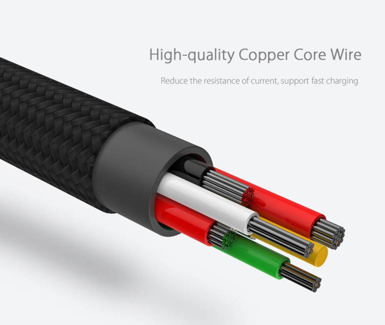 Baseus Speed QC Cable Type-C Data Transmission 5A Quick Charging Cord 1M