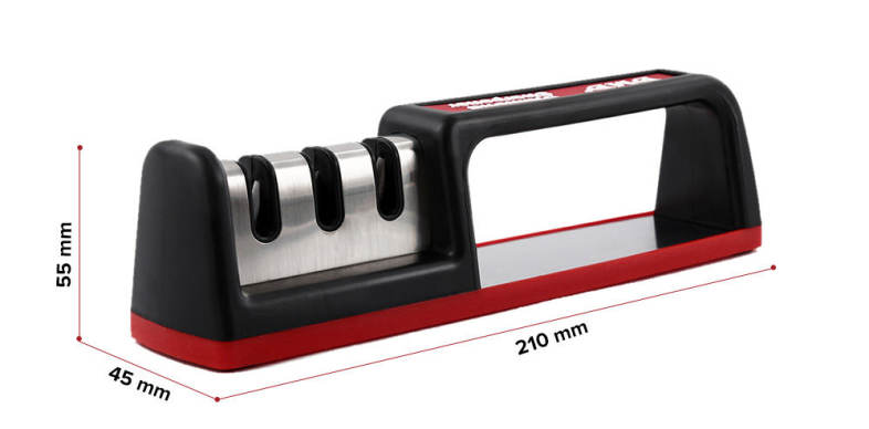 DMD Three-stage Diamond Tungsten Steel Ceramic Kitchen Knife Sharpener