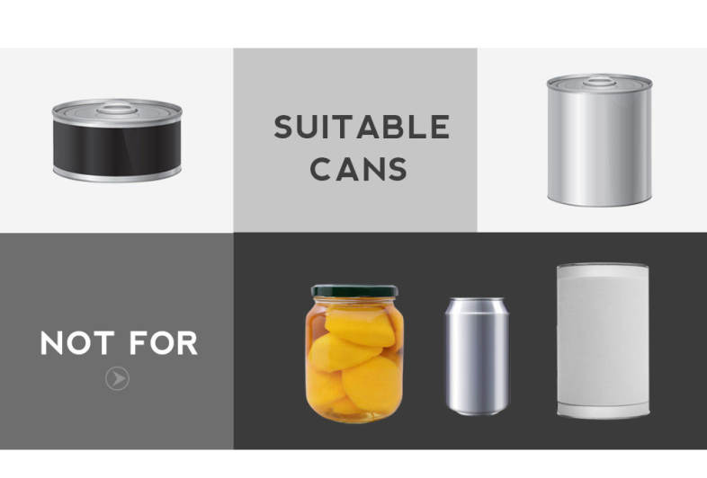 Stainless Steel Manual Can Opener with Soft Grip Handle