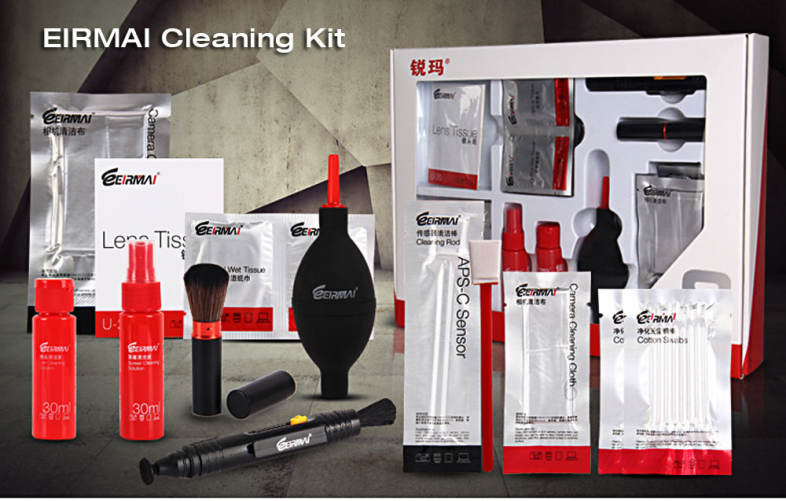EIRMAI KT - 5S Professional Cleaning Kit for DSLR Camera Sensitive Electronics with Lens Pen Air Blower Sensor Swab Brush