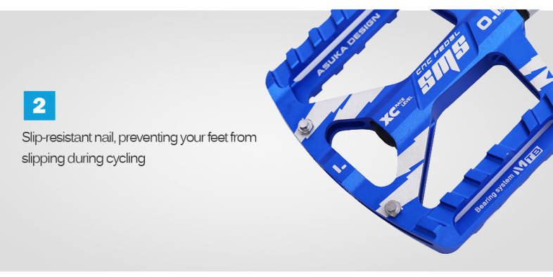 SHANMASHI Paired DU Bearing Outdoor Cycling Road Mountain Bicycle Pedal
