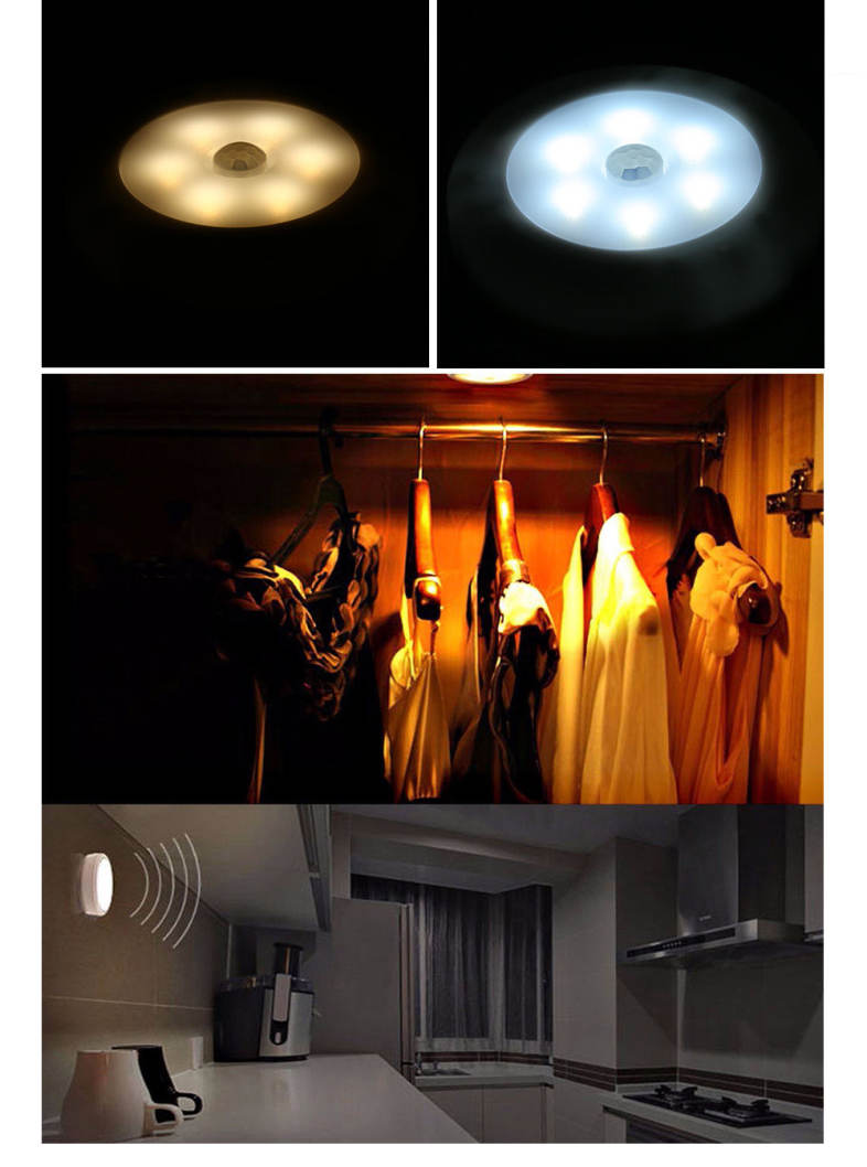 LED Night Light Human Body Induction Lamp